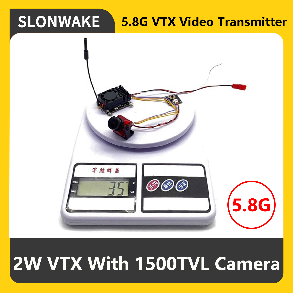 Drone Frame - Transmisor FPV VTX SLONWAKE 5.8G 2000mW