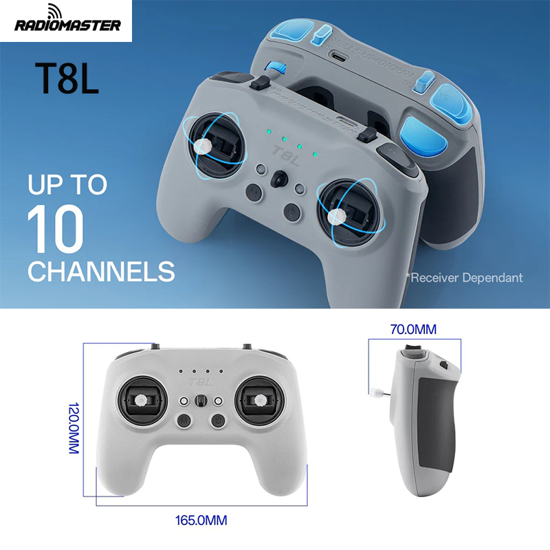 RadioMaster T8L Controlador de - Drone Gimbal reseña y precio